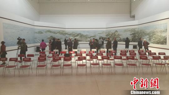 32米《万里海疆图》画卷首次在北京展出